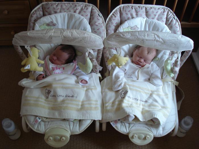 Here are my twin girls, Olivia Grace & Georgia May
