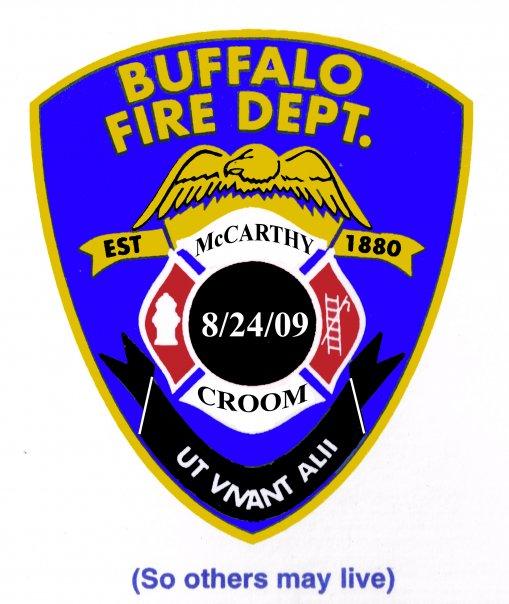 Bufflo Fire Dept LODD Sticker