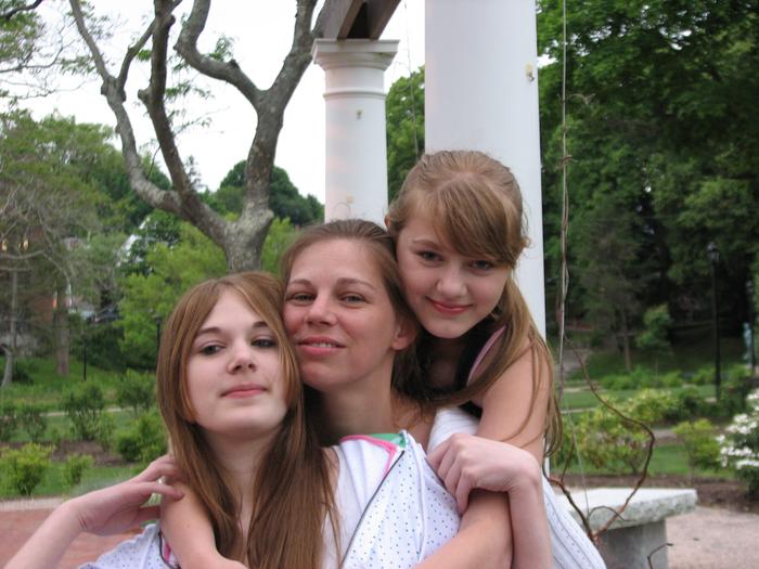 my 3rd< Kristina, me and my youngest AnnMarie