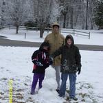 Snow in SC/ Chris & the kids