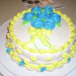 !st buttercream cake with roses