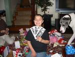 My son at Christmas 2007