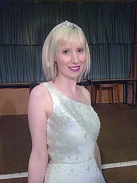 Modelling at a Wedding Fayre April 2010