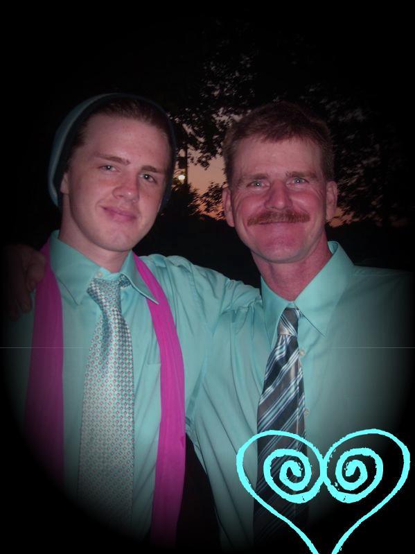 My tow favorite men...
My Hubby and Son