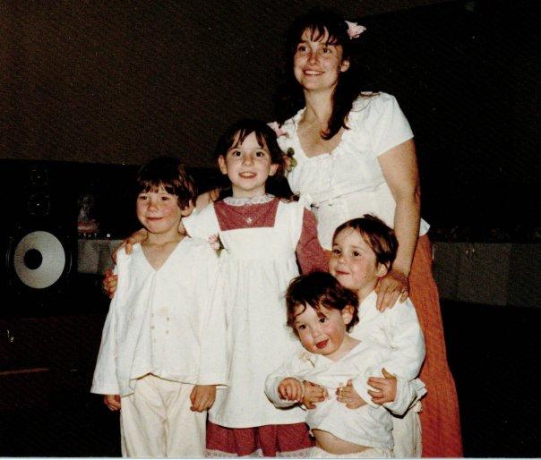 Im the little boy closest to my mom