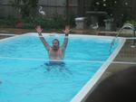 UNCLE DAVE IN THE POOL