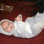 Jade's first Halloween- 9 weeks old- She was a mouse!!