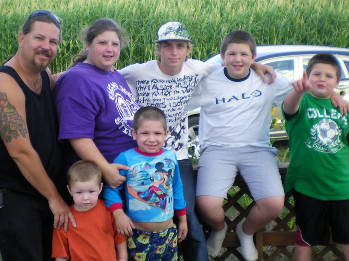 Me, My brother, nephew, and my 4 boys