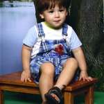 My lil man at 2 years old