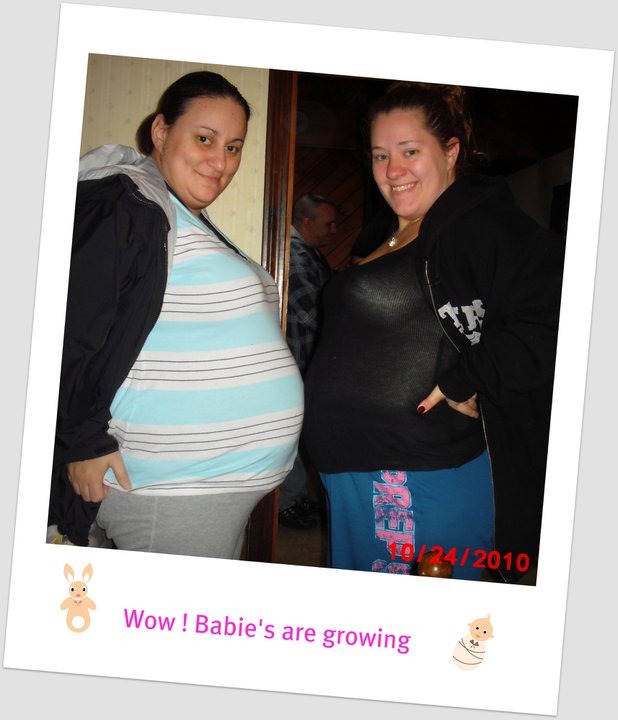 me and my sis in law are prego together!