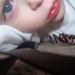 Elijah hid with the camera under the table and took a pic of himself. 