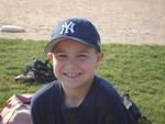 My Son Drake @ his Baseball Practice 6/2008, He Loves the Yankees! He was so happy to be One!