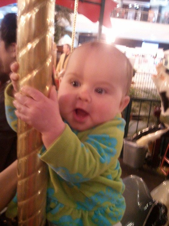 riding the carousel!!
