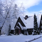 The farm in snow