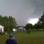this is a picture of the Tornado that hit flat rock the home u see is 2 doors away from me
