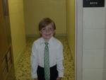 Hunter...ready for K grad... what a lil man...