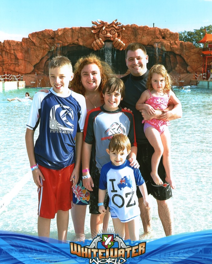 This is our family on our latest holiday 
