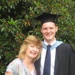 My eldest son graduating with a first 