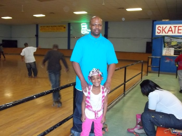 Hubby & Goddaughter @ her 5th Birthday party 2011