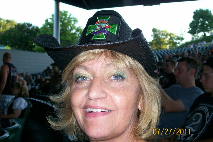 It's me! At a Poison concert this summer