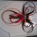 My turkley hair bow creation