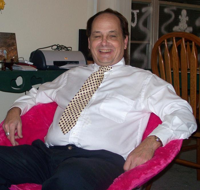 Frank In Pink Chair