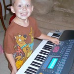 Hayden, like Hannah, loves music. I'm going to encourage and teach them both to sing and play