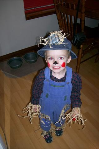 My son, Connor,  at Halloween