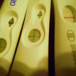 Our Pregnancy Tests :) My mom actually stole the other one. We took 4 in total. 