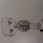 My drawing of liam from 1D...when he had hair :/