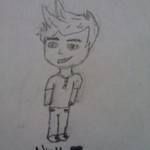 My drawing of Niall from 1D