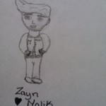 My drawing of Zayn from 1D