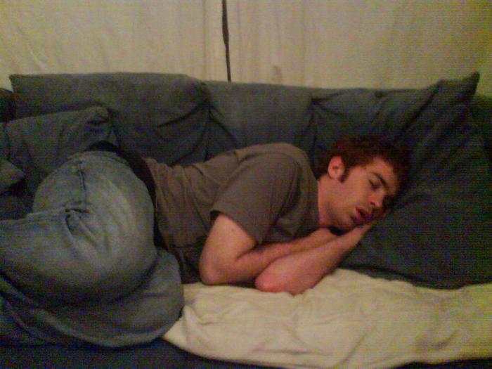 James Asleep!