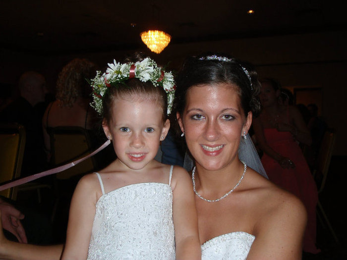 my daughter and myself the day of my wedding