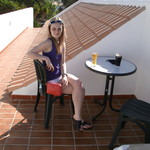 Me on the roof of my mum and stepdad's villa in Tenerife Jan 2013 - before hypo diagnosis