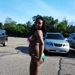 SHOWING OFF MY BABY BUMP @ THE DELLS