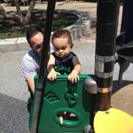 Christian playing at the park
