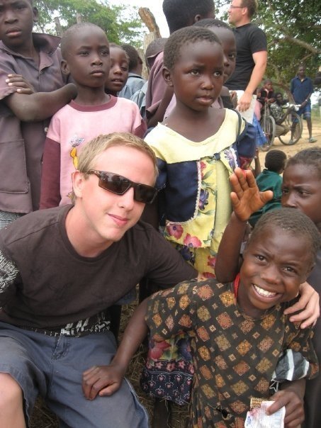 My brother in Africa on a mission trip