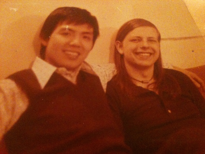My uncle and my dad w long hair...