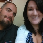 husband and myself waiting for an appt