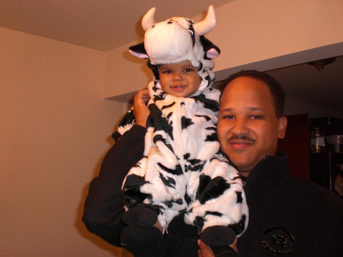 Jett and his Daddy Holloween 08