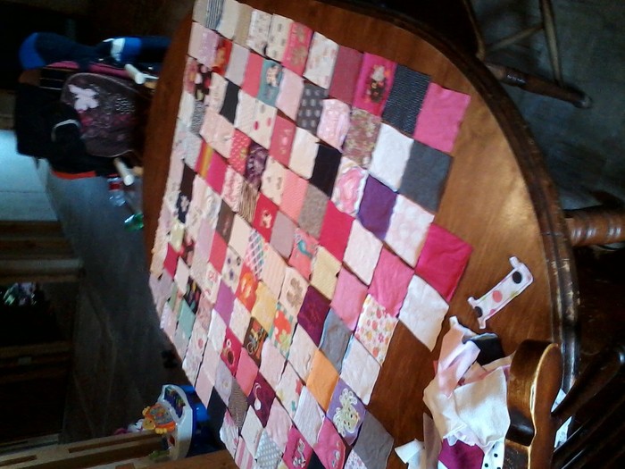 chloes quilt, clothes from her first year!