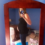 15 week 2 day belly- feeling big already (don't mind my messy room- it was laundry day lol)