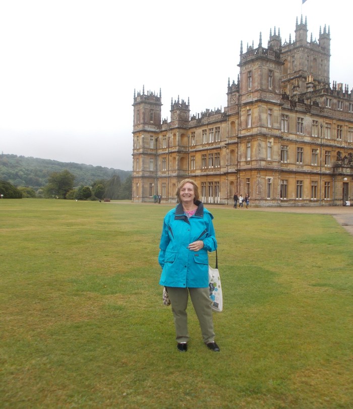 Visit to where Downton Abbey is filmed on wet and windy day