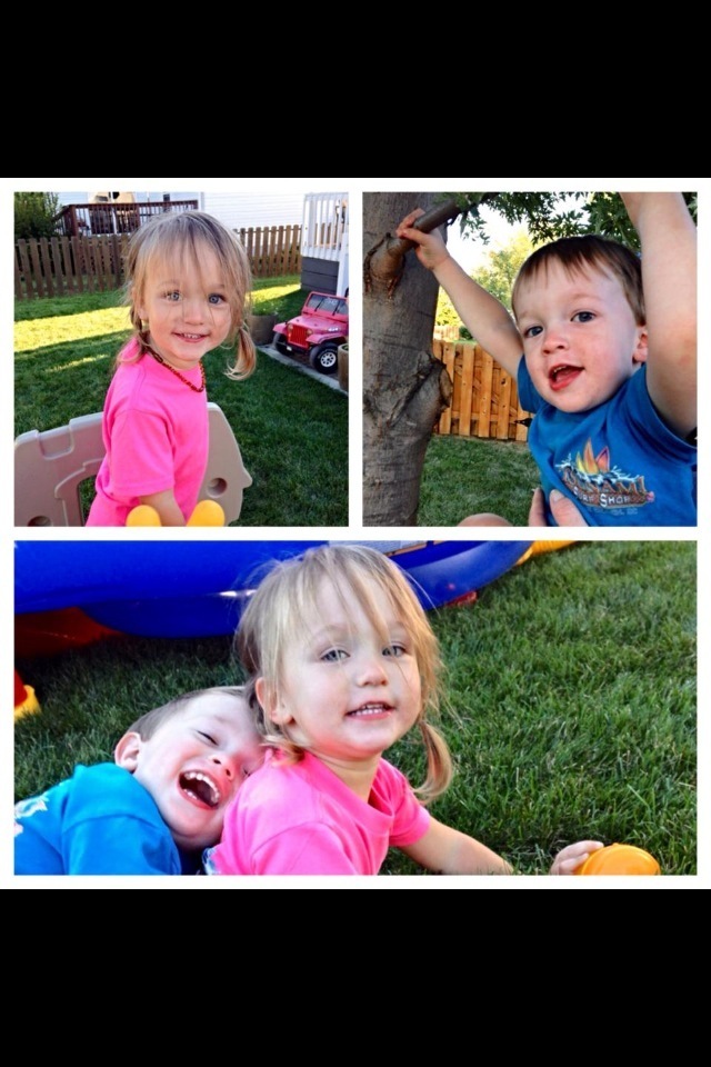 Summer fun! And brotherly sisterly love :)