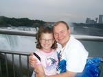 daughter and husband at Niagra Falls