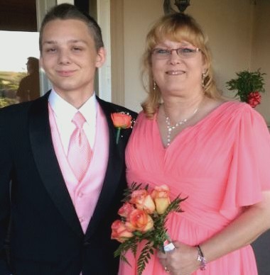 my youngest son and I last Feb at my dads wedding