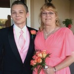 my youngest son and I last Feb at my dads wedding