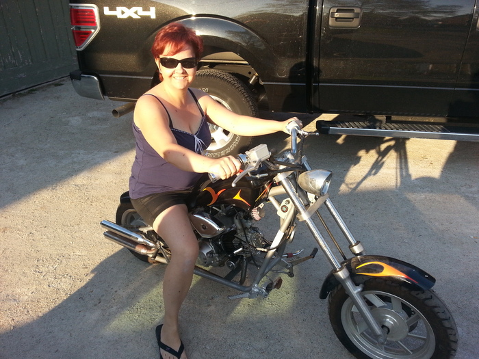 Me on our new to us toy