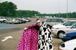 The infamous Mad Cow Cloak - yes, I made this.  It's all my fault